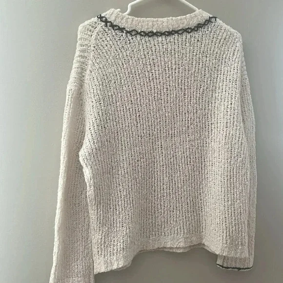 [L]Vince Crew Neck Pull over Wool Blend  Sweater - Picture 5 of 6